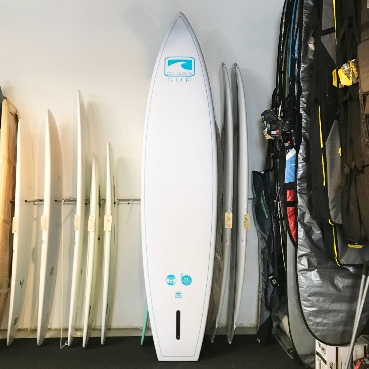 Blu Wave The Armada 11.6 Touring Kayak - Wood Grain Design - Lightweight & Stable for Fishing, Camping & Water Sports