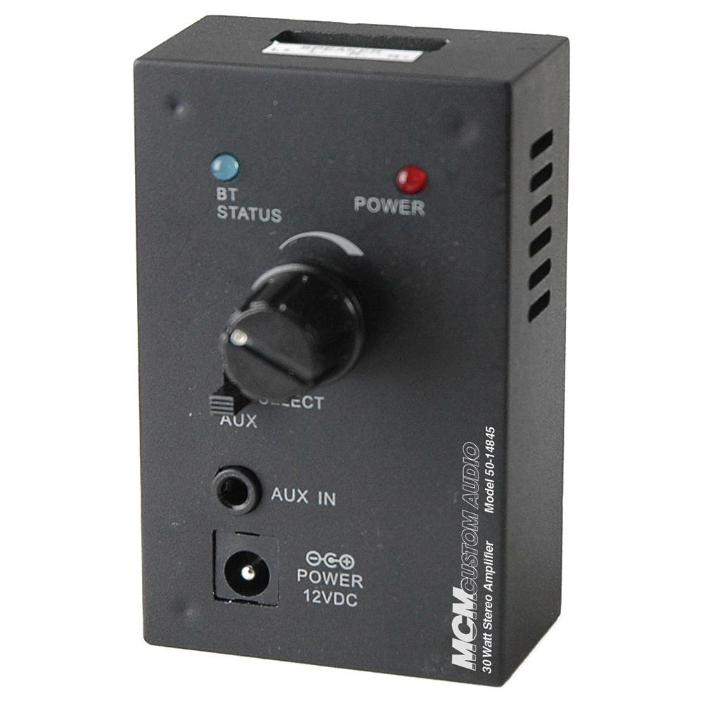Compact 30 Watt Bluetooth Amplifier - Wireless Audio Receiver for Home Stereo, Speakers & DIY Projects - Perfect for Living Room, Garage & Office Use