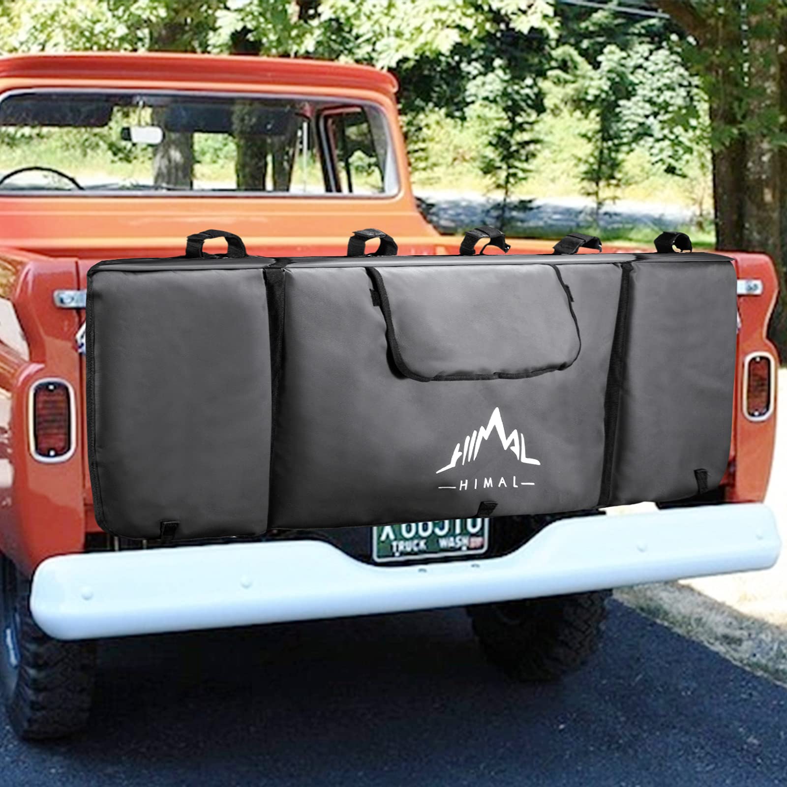 Himal Outdoors Mountain Bike Tailgate Pad - Durable Truck Bed Protector with Tool Pockets | Perfect for Transporting Bikes & Outdoor Adventures