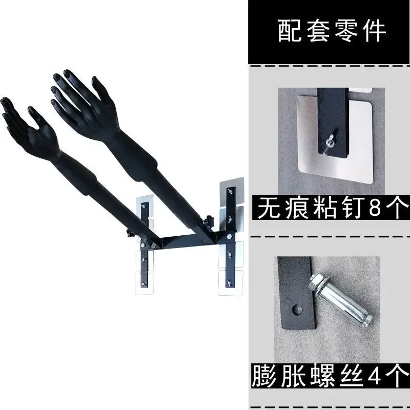 Wing Chun Wooden Dummy Training Equipment - Multifunctional Hand Shaped Wooden Dummy for Martial Arts Practice | Perfect for Home Gym, Kung Fu Training & Self-Defense Practice