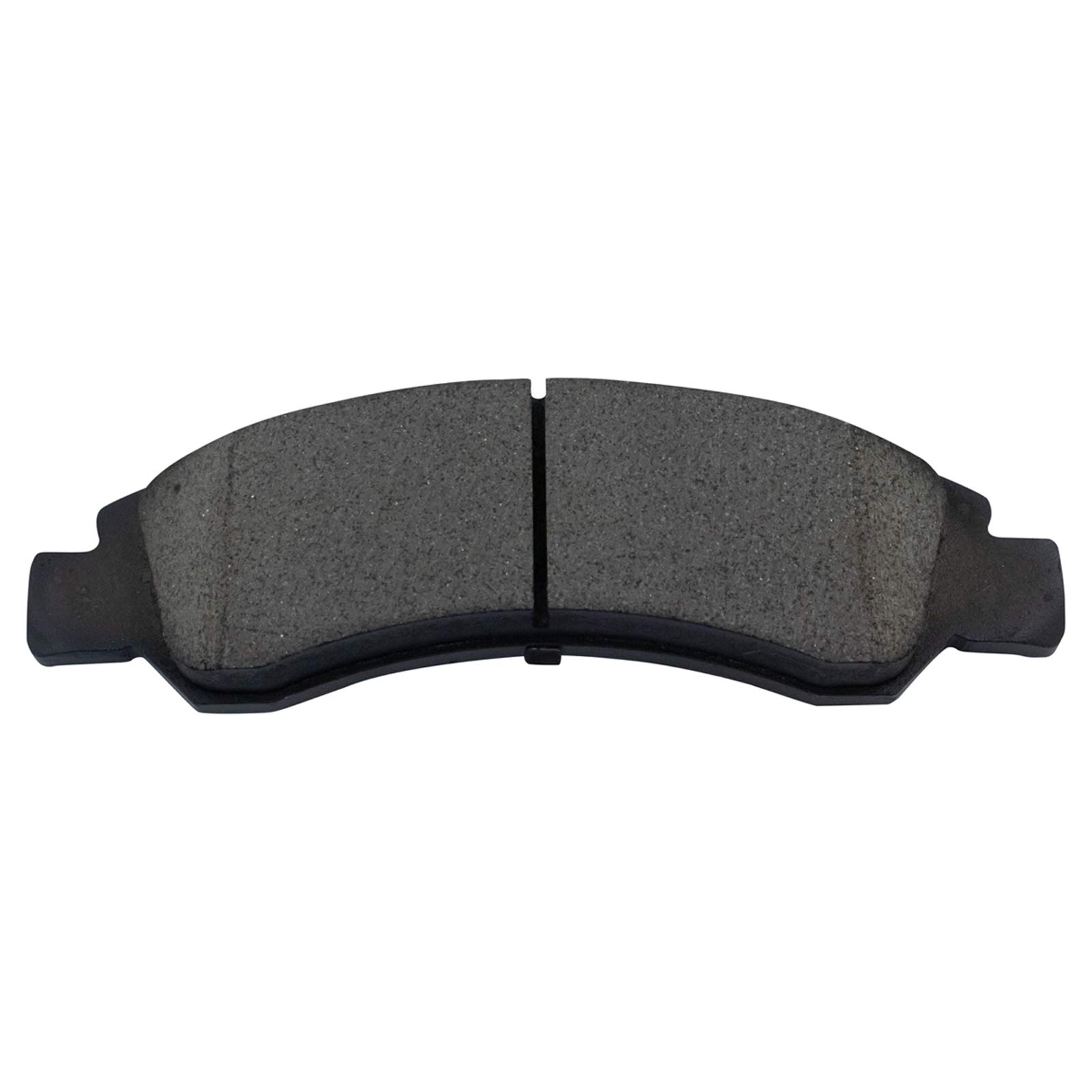 TRQ Front Ceramic Brake Pad Kit with Coated Rotors & Calipers - Compatible with GM Trucks & SUVs (Silverado, Sierra, Tahoe, Suburban) - Smooth Stopping Power for Highway & Off-Road Driving
