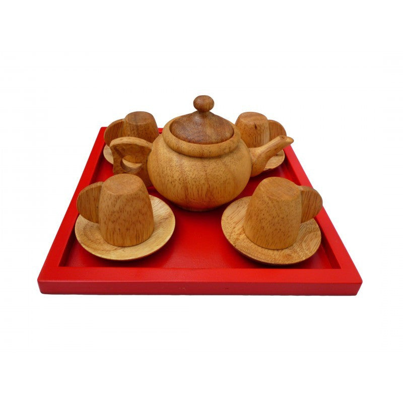Premium Japanese Style Wooden Tea Set - Authentic Matcha Ceremony Gift Set for Home & Office - Perfect for Zen Meditation, Tea Parties & Relaxation