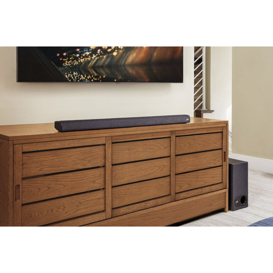 Polk Signa S3 Universal TV Sound Bar with Wireless Subwoofer - Premium Home Theater Audio System for Movies, Music & Gaming - Perfect for Living Rooms & Entertainment Spaces