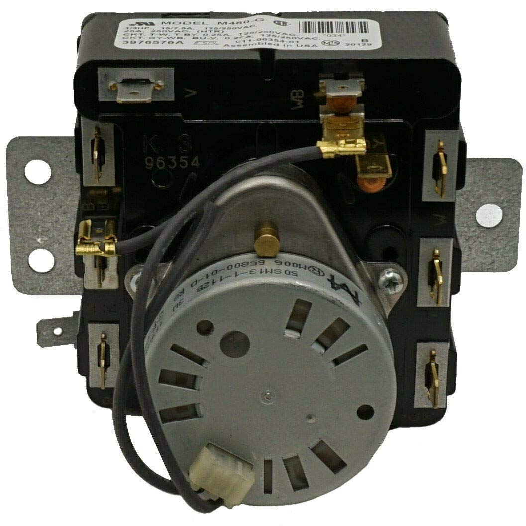 Genuine OEM WP3976576 Dryer Timer Replacement - Compatible with Models 3406015, 3406702, 3976576, 3976576R - Perfect for Whirlpool, Maytag & Kenmore Dryer Repairs
