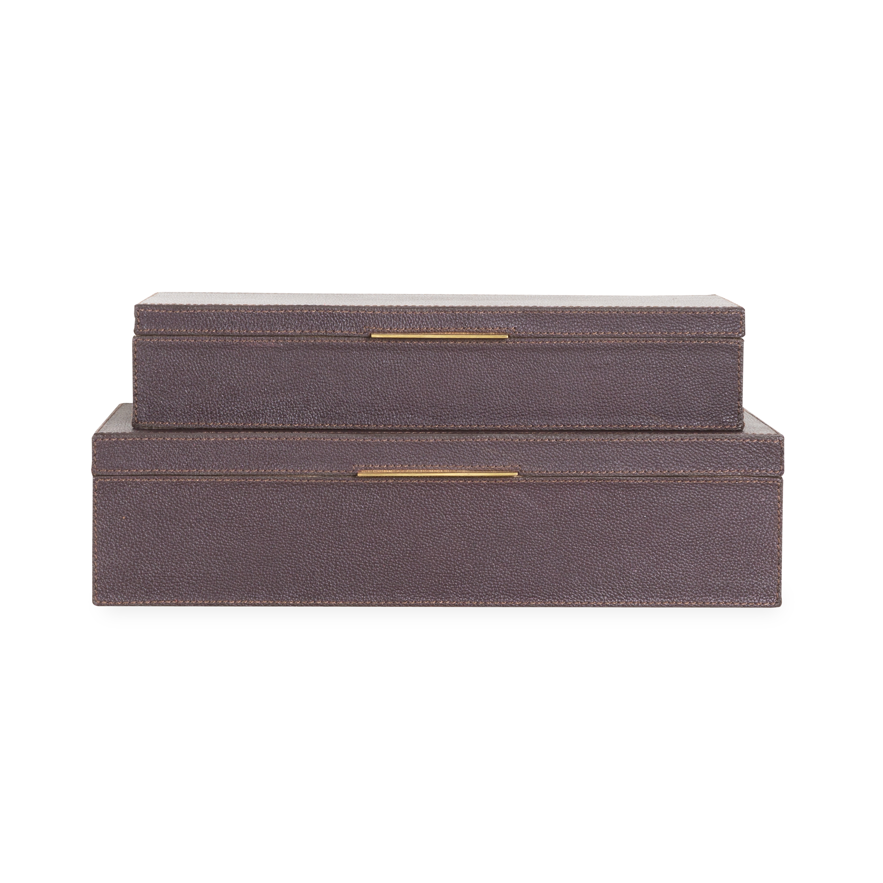 Premium Ralston Genuine Leather Storage Boxes - Handcrafted Organizer for Jewelry, Watches & Keepsakes - Perfect for Home Decor, Gift Giving & Luxury Storage