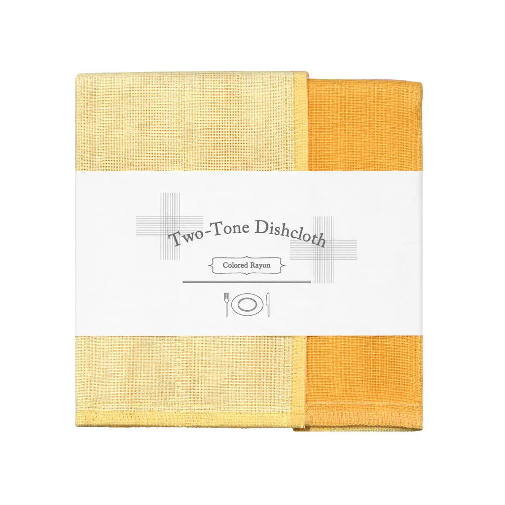 Premium IPPINKA Nawrap Two-Tone Dishcloth - Banana Print - Super Absorbent & Quick-Drying Kitchen Towel for Dishes, Countertops & Cleaning - Eco-Friendly & Reusable Home Essentials