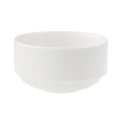 Villeroy & Boch 8.75 Oz White Soup Cups - Set of 6 | Elegant Porcelain Bowls for Soup, Cereal, Dessert & Side Dishes | Perfect for Restaurants, Cafes & Home Dining