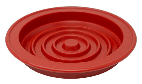 Nella Hamburger Press - 4.5 Inch Diameter Plastic Patty Maker for Perfect Burgers - Red Kitchen Tool for BBQ, Grilling & Home Cooking