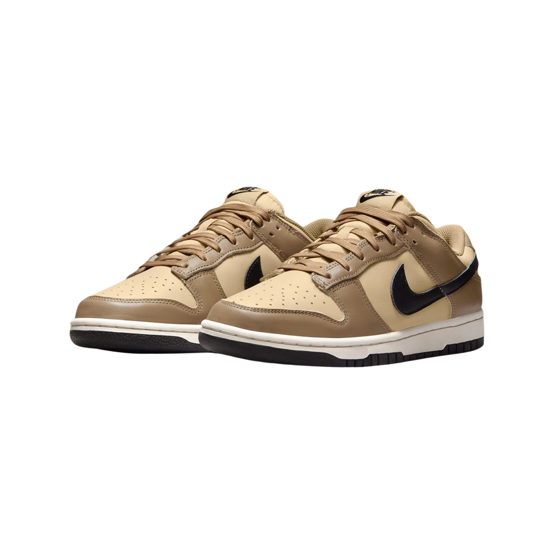 Nike Women's Dunk Low Sneakers - Dark Driftwood/Black/Sail Colorway | Casual Streetwear Shoes for Women | Perfect for Everyday Wear, Gym & Urban Fashion