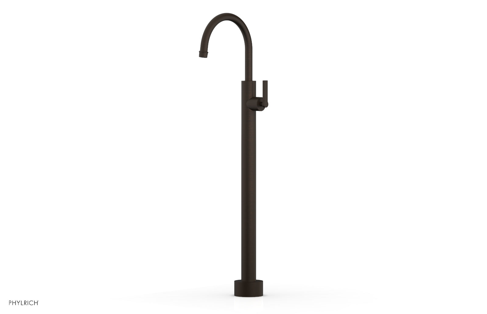 HEX MODERN Tall Floor Mount Tub Filler with Lever Handle 501 47 02 - Premium Bathroom Faucet for Modern & Luxury Bathtub Installations
