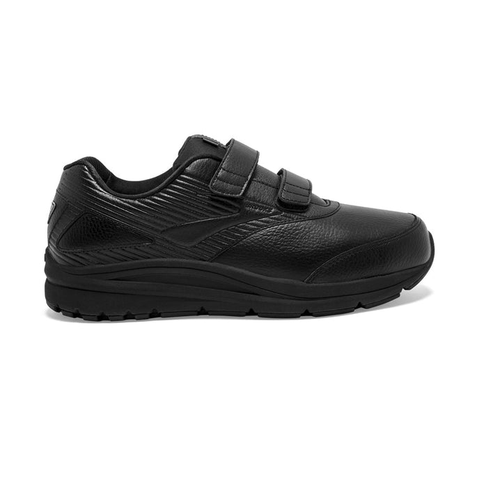 Brooks Addiction Walker V Strap 2 Men's Walking Shoes - Black/Black - Size 8.5 4E Extra Wide - Comfortable Support for Plantar Fasciitis & Flat Feet - Perfect for Walking, Work & Everyday Use
