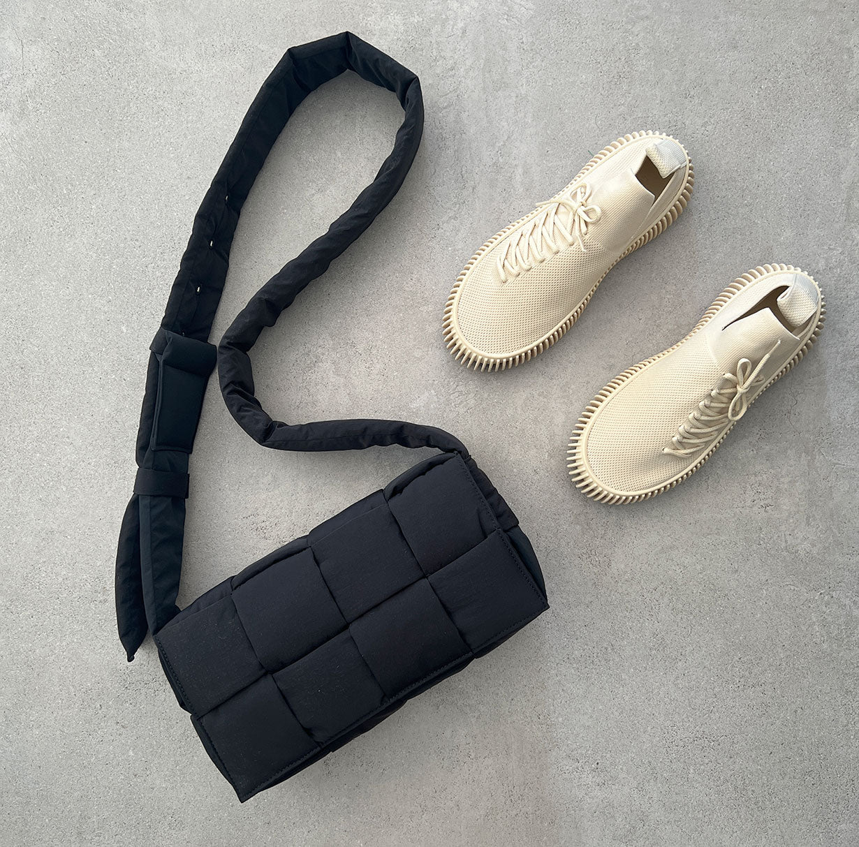 Durable Padded Nylon Tech Cassette Bag for Men - Black | Water-Resistant Crossbody Sling Pack for Travel, Work & Everyday Use