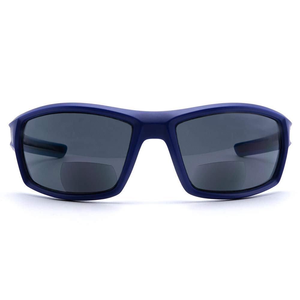 VITENZI Bifocal Wraparound Sunglasses with Readers for Outdoor Reading