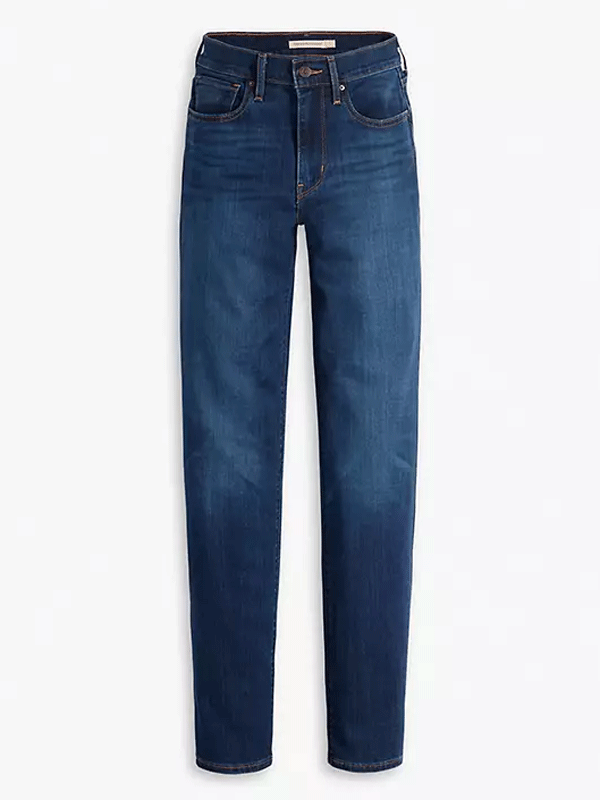 Levi's 724 High Rise Slim Straight Jeans for Women - Dark Wash Denim Pants | Perfect for Work, Casual Outfits & Everyday Wear