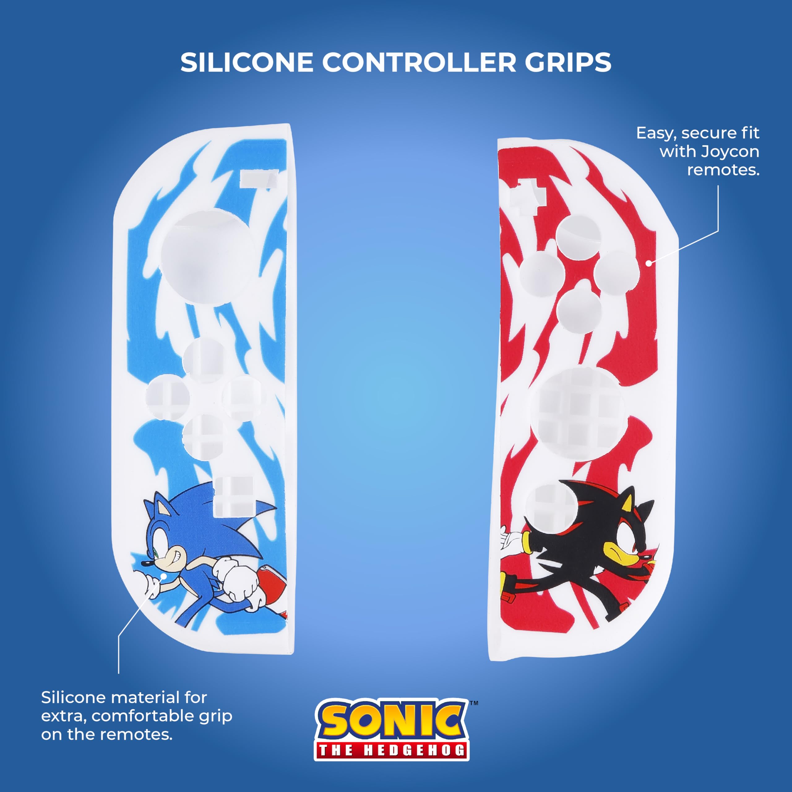 Sonic vs Shadow Nintendo Switch Protective Carrying Case with Controller Grips, Thumb Grips, Steering Wheel & Double-Sided Game Cartridge Holder - Travel Storage Solution for Nintendo Switch Console, Games & Accessories - Perfect for Gaming On-The-Go & Travel Protection