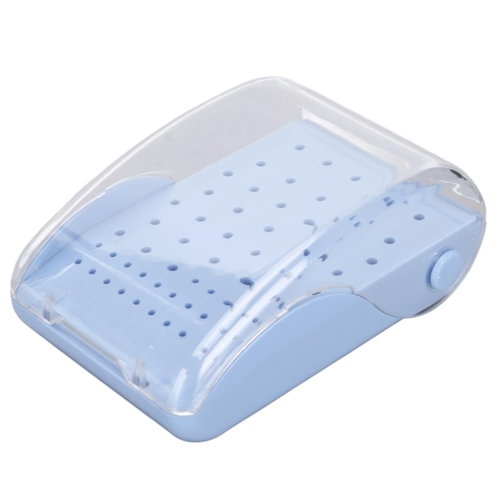 Autoclavable Dental Bur Organizer Case - 60 Hole Burs Holder with Protective Cover, Dentist Tool Storage Box for Dental Clinics & Hospitals (Blue) | Perfect for Organizing Dental Instruments & Sterilization Procedures