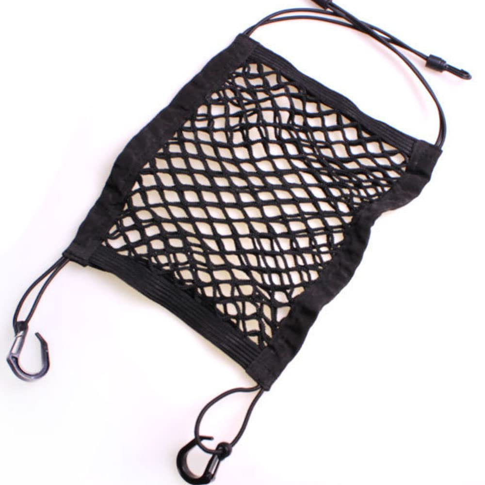 Universal Car Seat Storage Net Pocket - Organizer for Car Back Seat, Trunk & Door - Durable Mesh Storage Bag for Toys, Snacks, Water Bottles & More - Perfect for Road Trips, Family Travel & Daily Commute