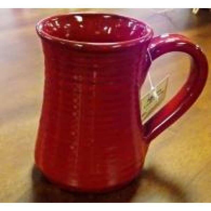 Park Designs 479 660m Ceramic Coffee Mug - 12oz Accent Red Cup for Home, Office & Gifts | Perfect for Hot Beverages, Tea & Cocoa