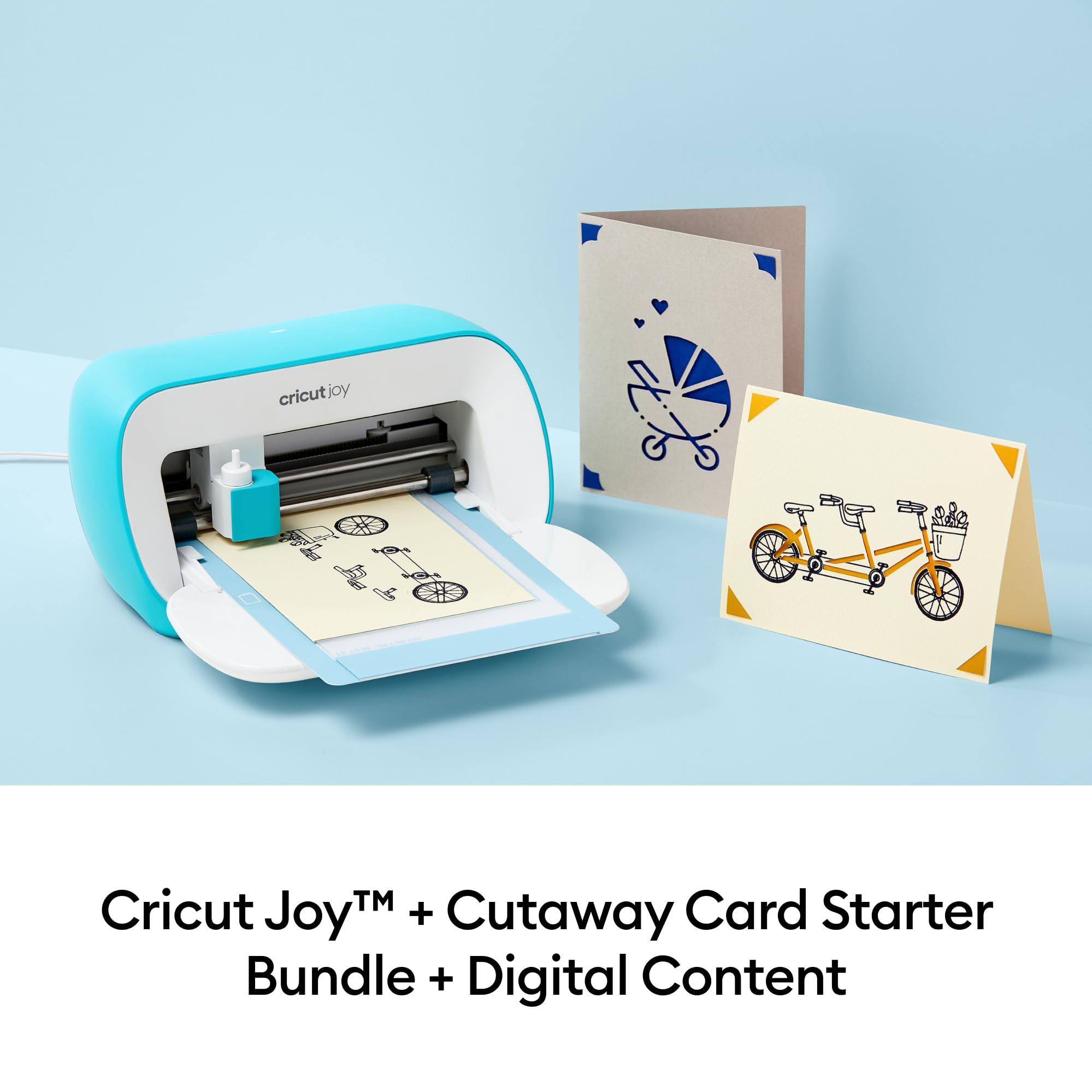 Cricut Joy Cutting Machine Bundle with Cards - Perfect for DIY Crafts, Scrapbooking, and Personalized Greeting Cards