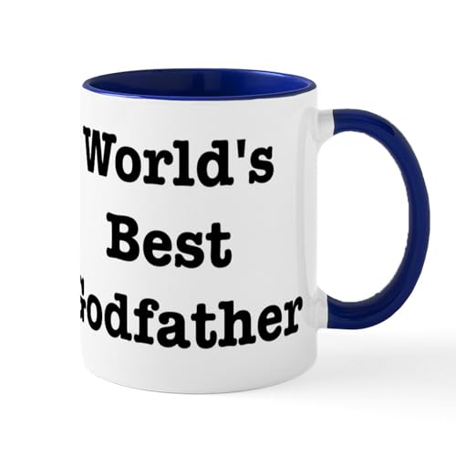 White/Navy Inside - Worlds Best Godfather Mug