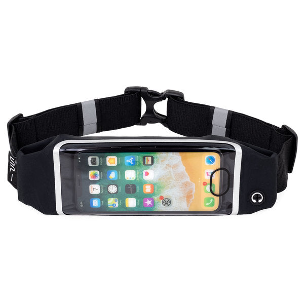 Spibelt Running Belt with Zipper Pocket - Waist Pack for Jogging, Hiking & Travel - Secure Phone Holder for iPhone & Android - Hands-Free Fitness Accessory (Perfect for Outdoor Activities, Gym & Daily Use)