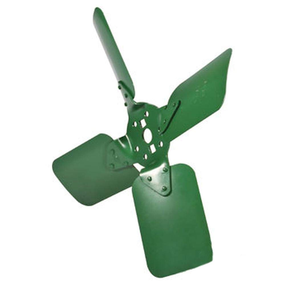 RAParts 4 Blade Replacement Cooling Fan Compatible with John Deere 720 730 Tractor Models AF1119R AF1119R-A AF825R - Perfect for Agricultural Equipment Cooling System Maintenance