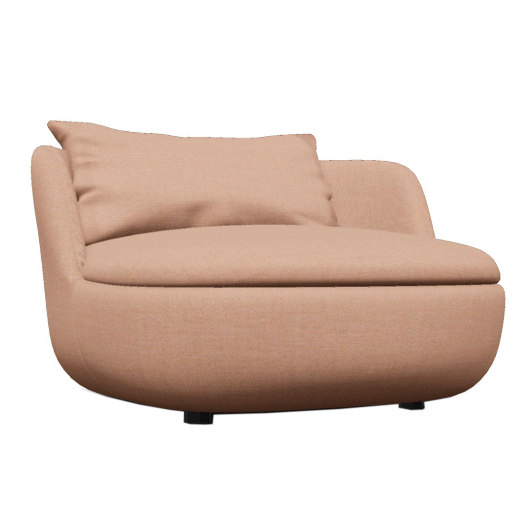 Bart Canapé Armchair - Modern Lounge Chair for Living Room, Bedroom & Office - Comfortable Upholstered Accent Chair with Wooden Legs - Perfect for Relaxing, Reading & Decorating