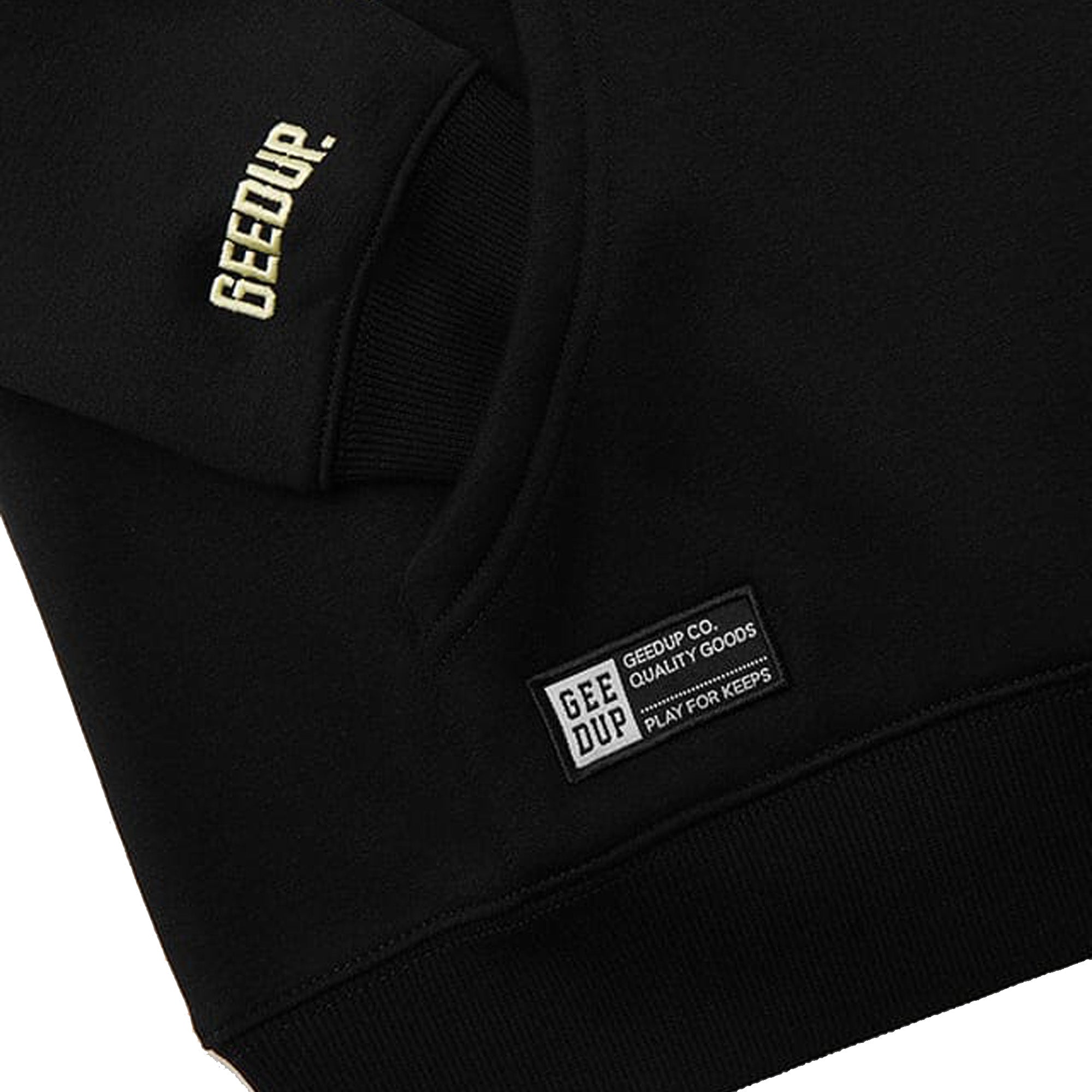 Geedup Handstyle Hoodie 'Black / Sorbet' (2025) - Trendy Streetwear Pullover for Men & Women - Perfect for Casual Outfits, Urban Fashion, and Everyday Comfort