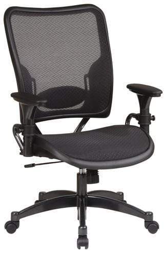 Ergonomic Mesh Office Chair with Lumbar Support - Adjustable Height & Breathable Air Grid Design for Home & Office Workspaces