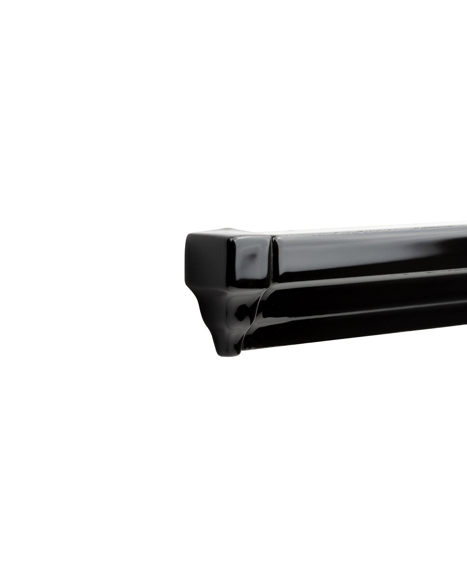 Kakel Victoria Black Corner Trim for Skirting Board 3.5 x 15 cm - Perfect for Home Renovation and Interior Decoration