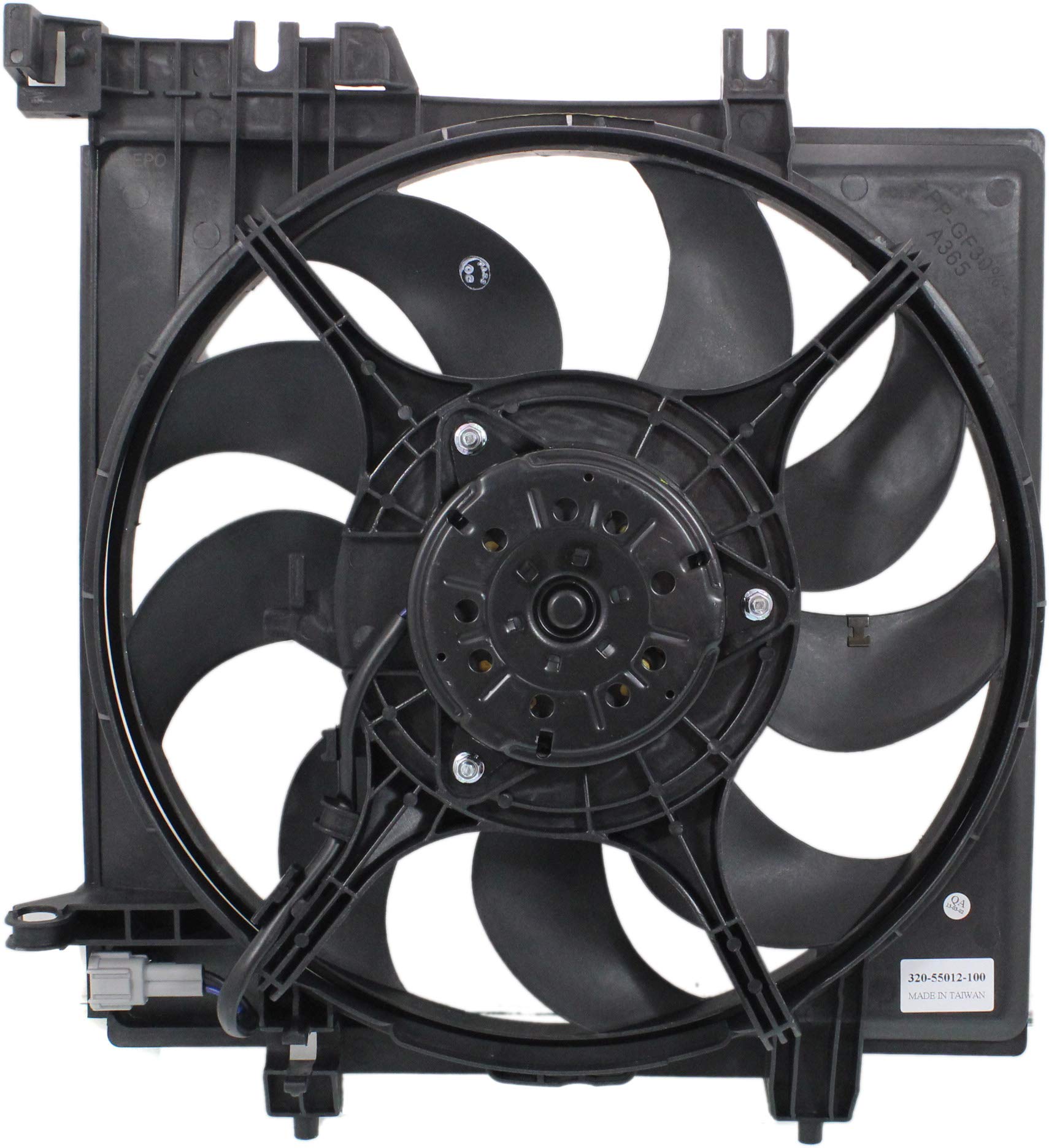 Evan Fischer Radiator Cooling Fan Replacement for 2009-2013 Subaru Forester, 2008-2017 Subaru Impreza, 2016-2017 Subaru Crosstrek, 2013-2014 Subaru WRX - SU3115127 - Perfect for Engine Overheating Prevention & Performance Upgrade