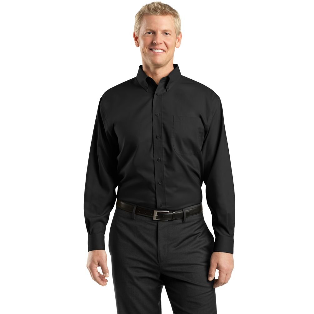 Premium Red House Men's Non-Iron Nailhead Button Down Shirt - Slim Fit Dress Shirt for Business, Office & Formal Occasions