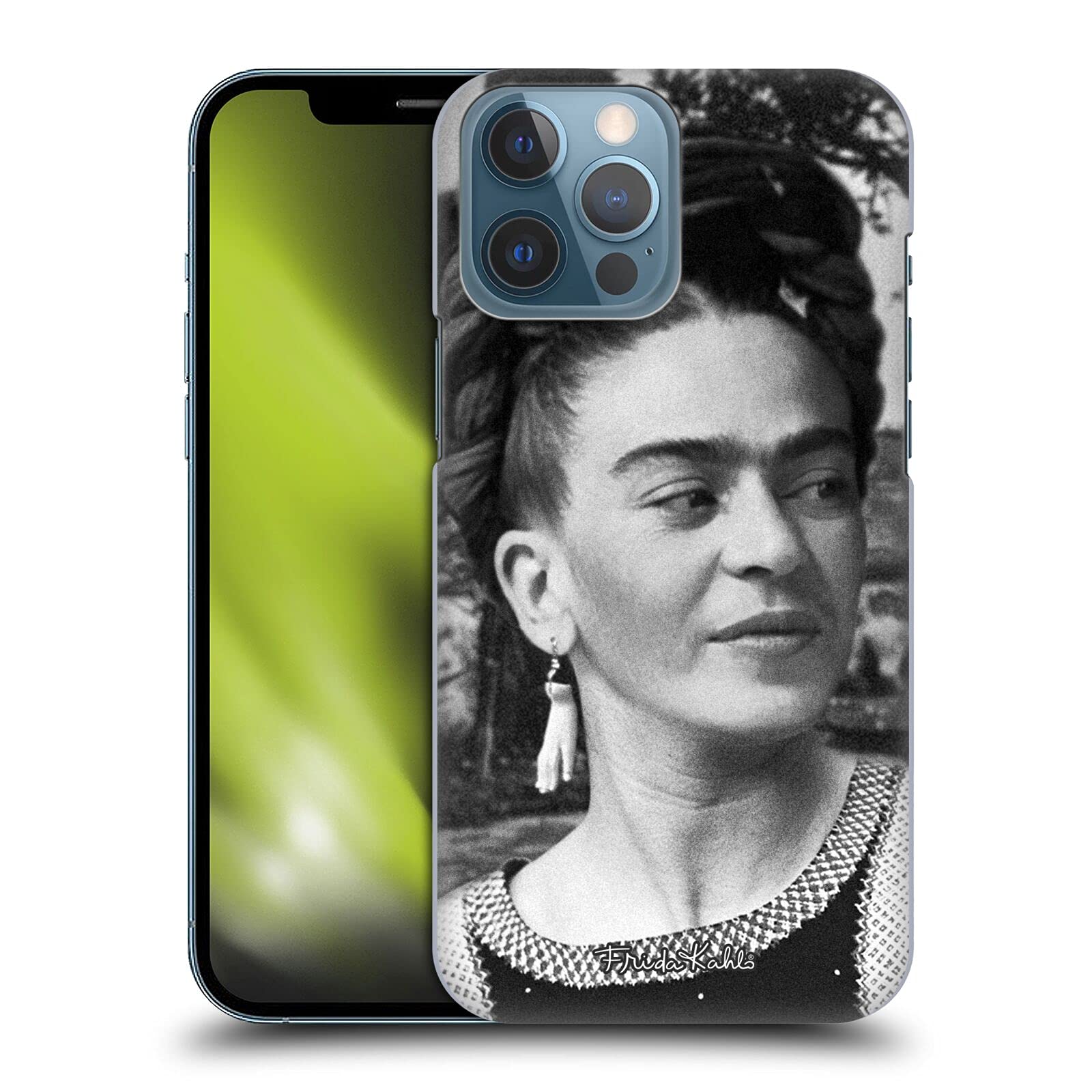 Officially Licensed Frida Kahlo iPhone 13 Pro Max Case - Artistic Headdress Portraits & Inspirational Quotes Hard Back Cover - Perfect for Art Lovers, Students & Creative Professionals