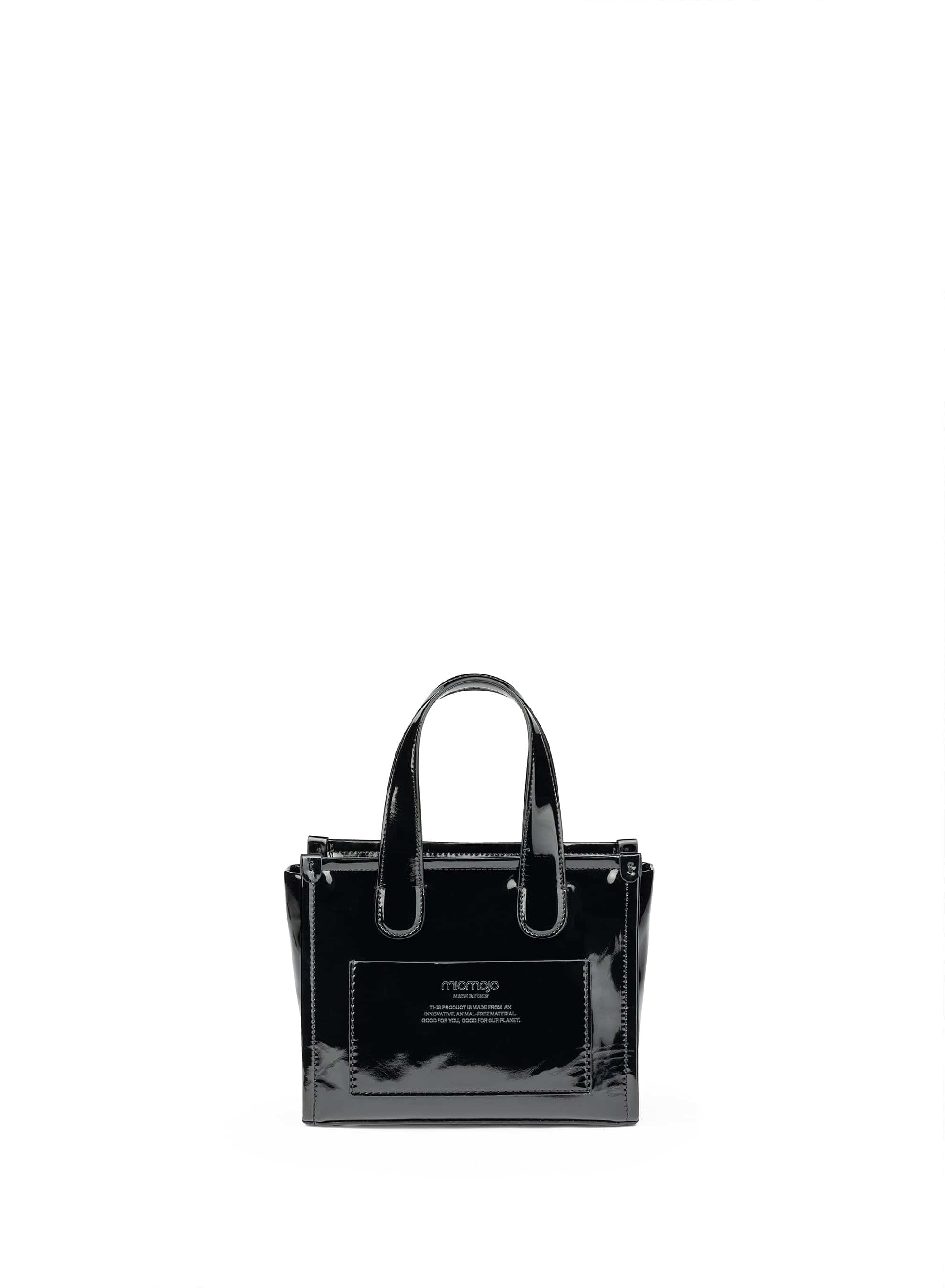 Alma M Vegan Leather Tote Bag for Women - Black | Stylish & Eco-Friendly Handbag for Work, Travel & Everyday Use