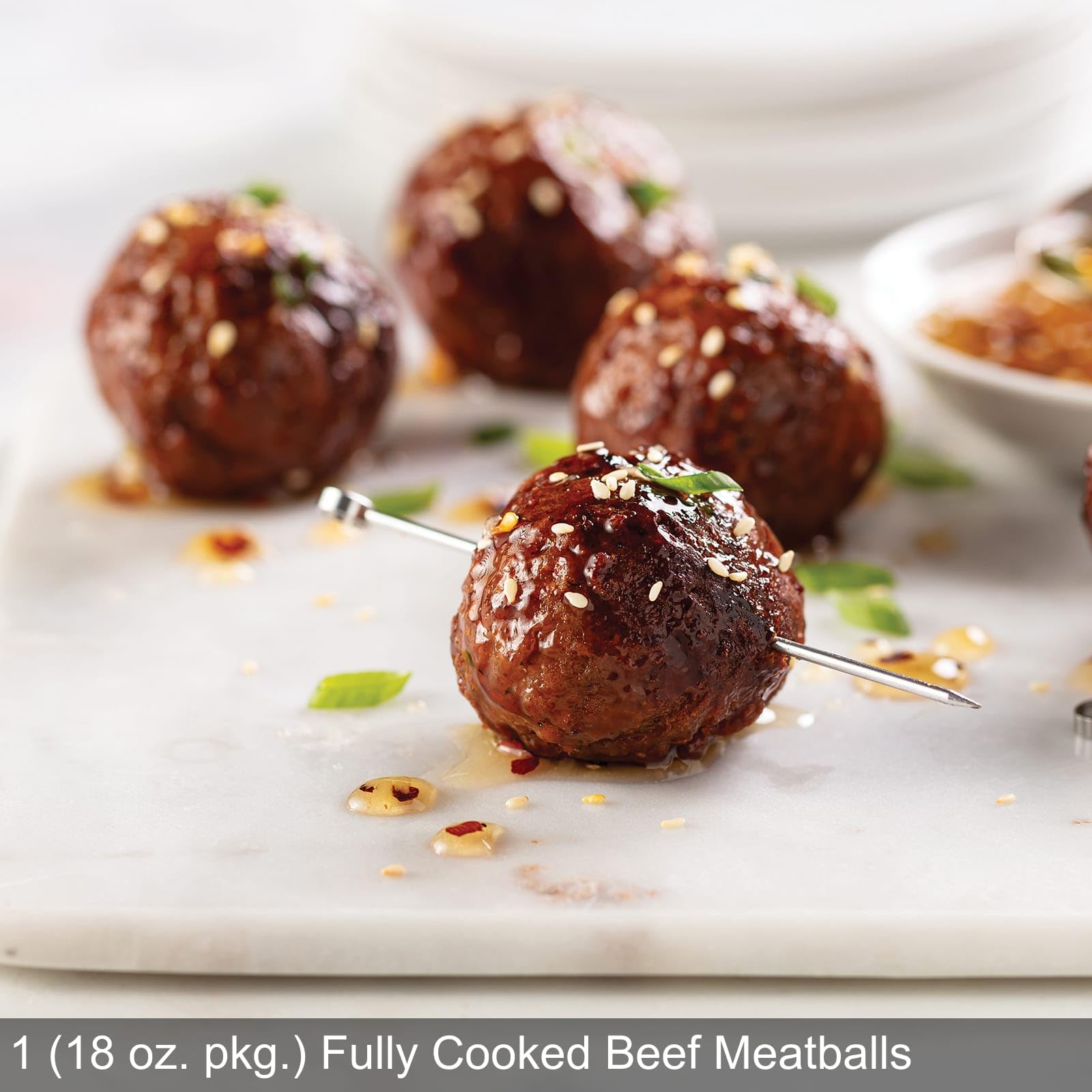 Omaha Steaks Party Appetizer Assortment - Filet Mignon Cheesesteak Flatbread, Fully Cooked Chicken Wings, Beer-Battered Shrimp & Italian Meatballs | Perfect for Holiday Gatherings, Game Nights & Dinner Parties