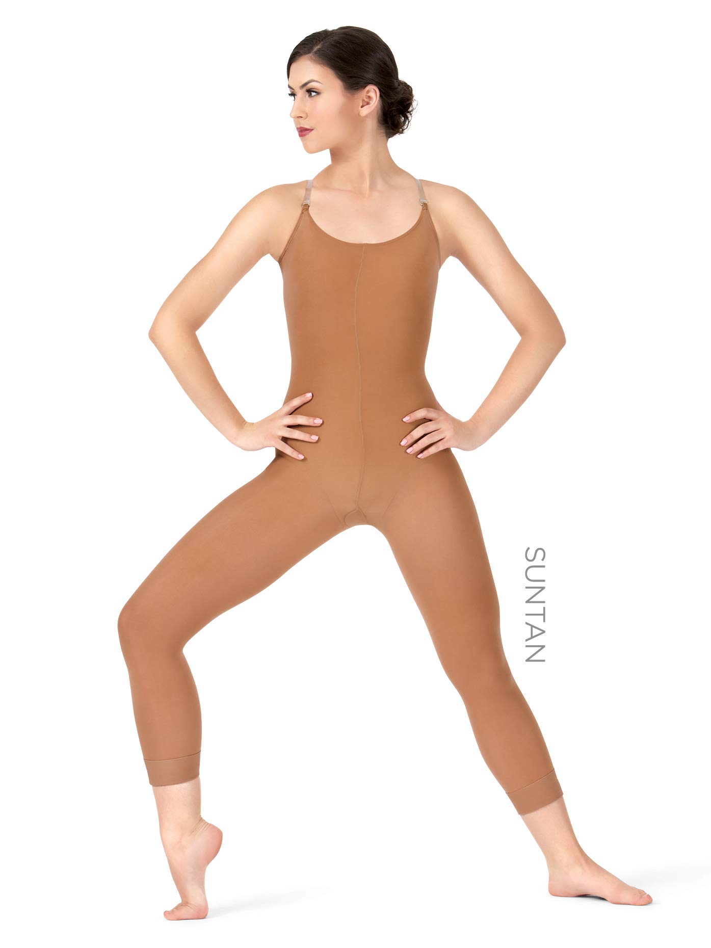 Body Wrappers Women's A91/A91X TotalSTRETCH Convertible Foot Camisole Dance Tights - Perfect for Ballet, Yoga & Performance