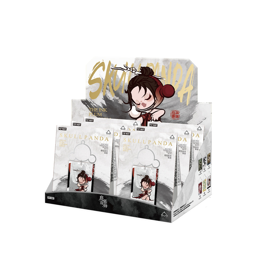 POP MART SKULLPANDA The Ink Plum Blossom Series Scented Sachet Bag Blind Box Collectible - Perfect for Home Decor, Office Display & Gift Giving
