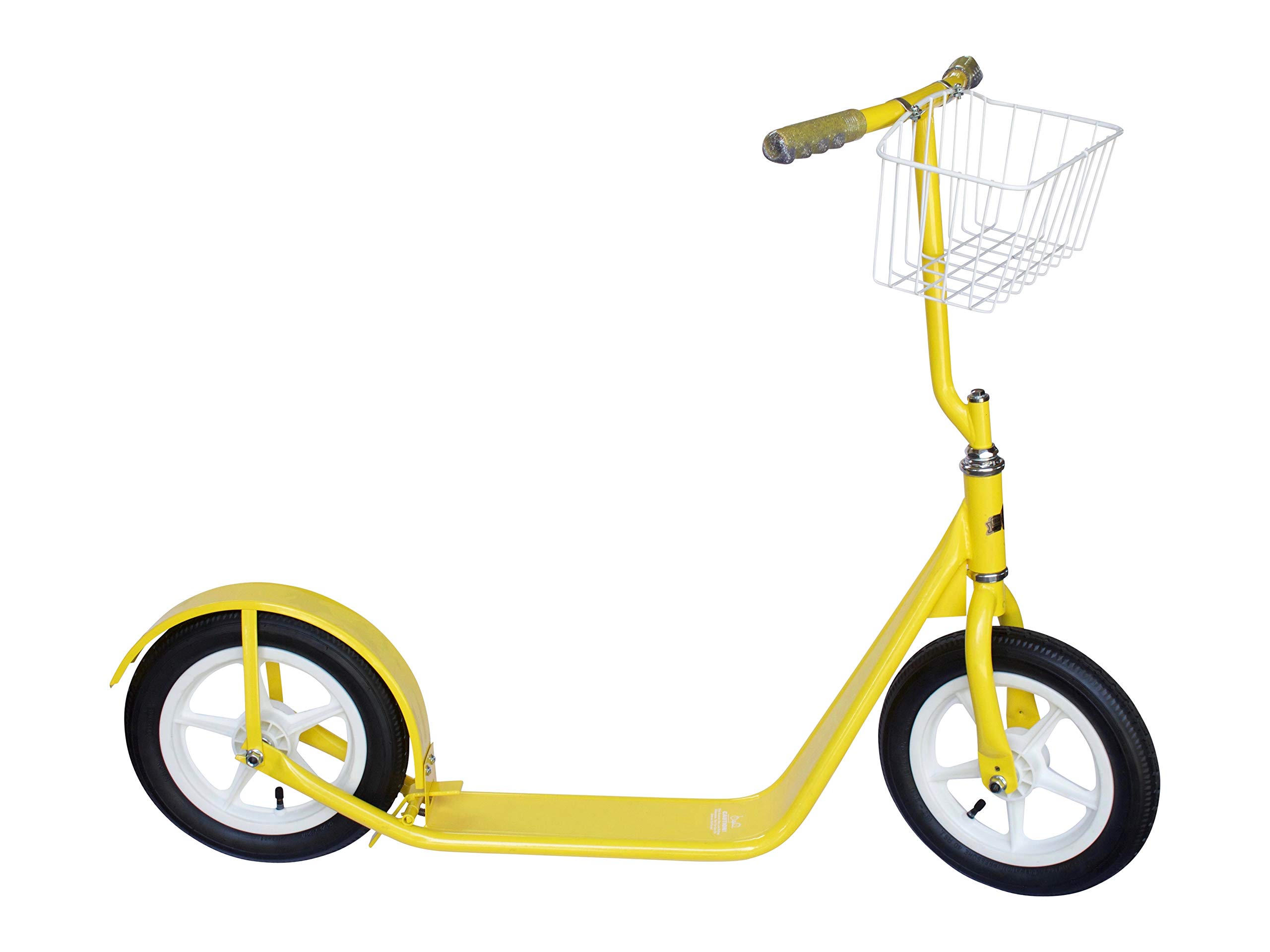 Amish-Made Kids Kick Scooter with 12-Inch Wheels - Durable & Safe for Outdoor Play, Commuting to School, and Neighborhood Fun