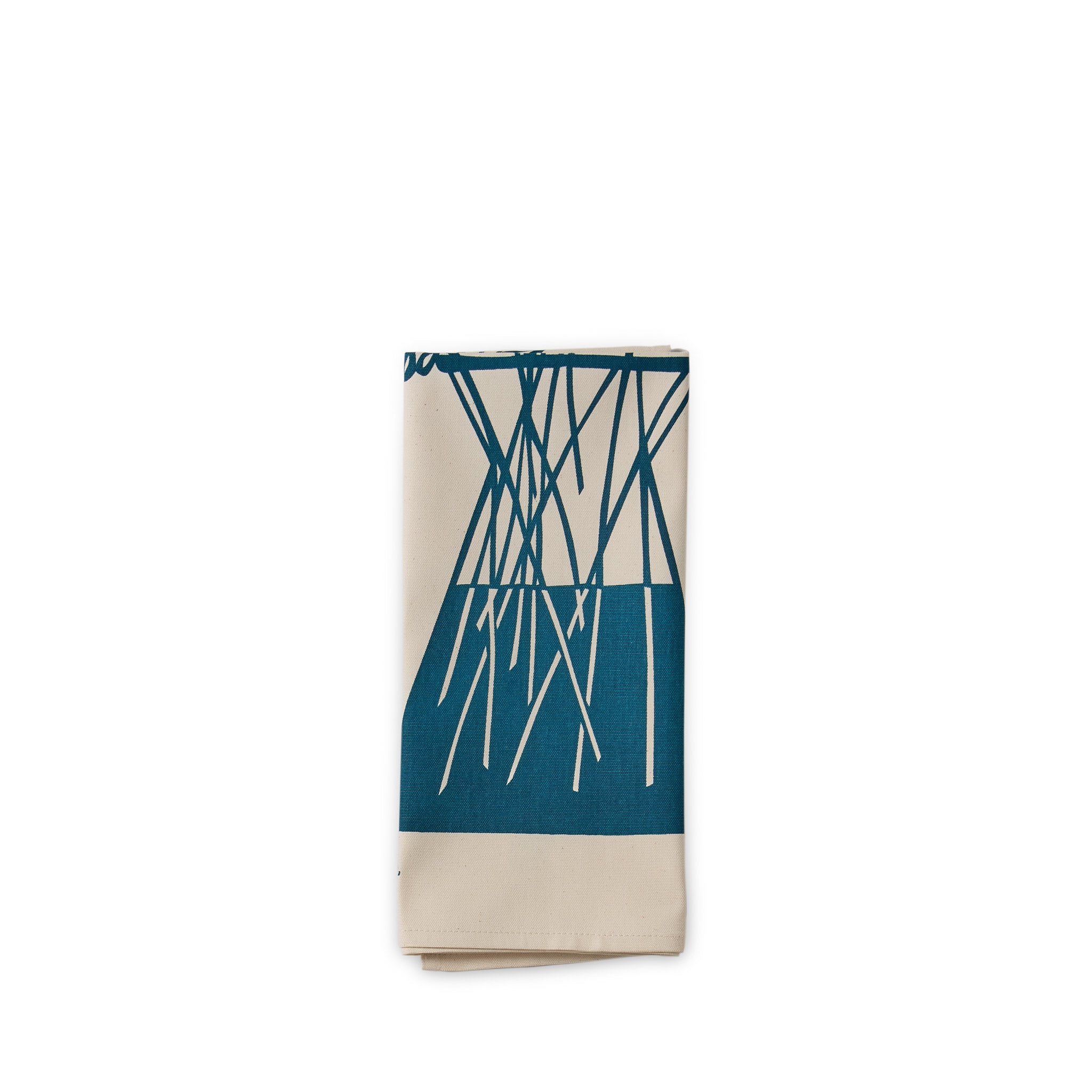 Premium Midnight Blue Springtime Tea Towel - Soft & Absorbent Kitchen Towel for Drying Dishes, Decor & Gift Giving