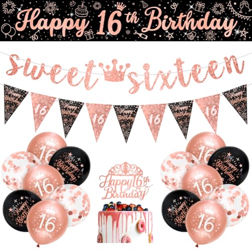 16-black Rose Gold