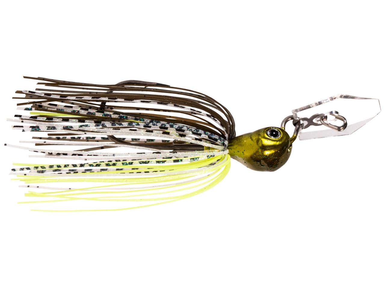 Z-MAN Z Man CBSB 12 ChatterBait JackHammer StealthBlade 1/2 oz Multi-Species Fishing Lure - Perfect for Bass, Pike, and Walleye Fishing in Freshwater Lakes and Rivers