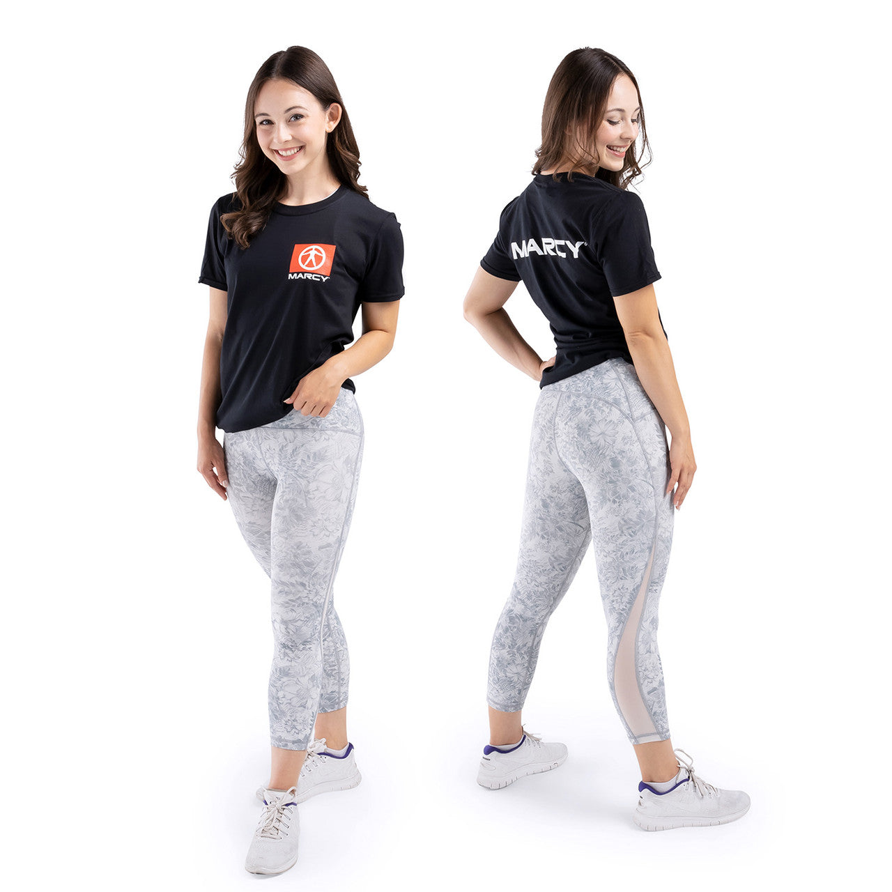 Marcy Box Logo T-Shirt for Men & Women - Classic Black Cotton Tee - Perfect for Casual Wear, Street Style & Everyday Outfits