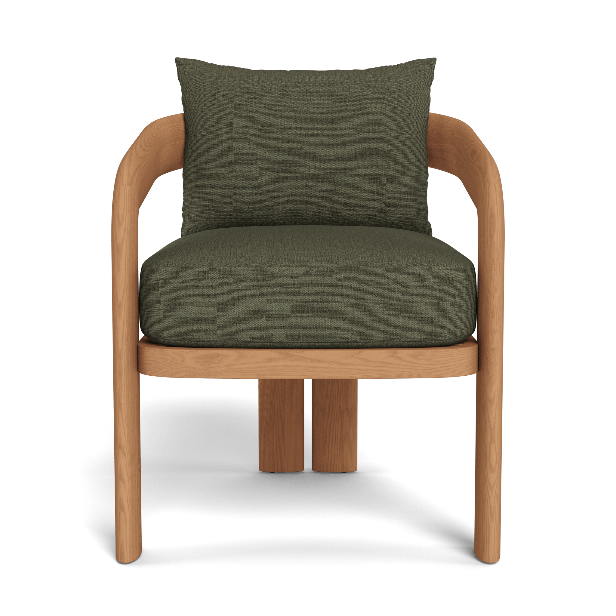 Chloe Modern Dining Chair - Upholstered Fabric Seat, Sturdy Wooden Legs for Kitchen, Dining Room, and Office - Comfortable & Stylish Home Furniture for Everyday Use