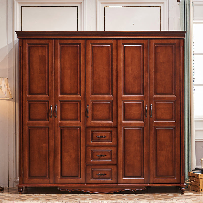 Luxury Modern Solid Wood Wardrobe - Norah Boston Hilton Collection (2, 3, 4, 5 Doors) for Bedroom, Closet & Home Organization Storage