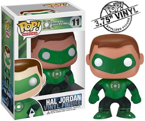 Green Lantern Movie Funko POP! 4 Inch Vinyl Figure - Hal Jordan Collectible Toy for DC Comics Fans | Perfect for Display, Gifts & Superhero Decor