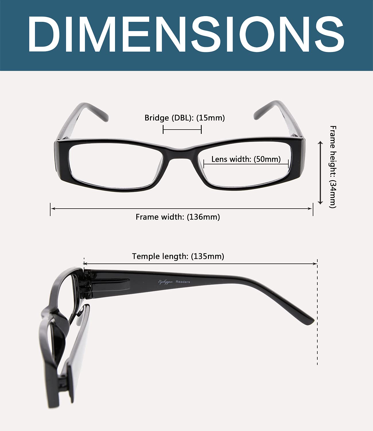 BLUELESS Stylish Rectangular Reading Glasses for Women - Lightweight Blue Light Blocking Readers with Comfortable Frame - Perfect for Office, Reading & Computer Work