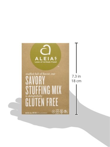 Aleia's Gluten Free Savory Stuffing Mix - 10-Ounce Pack of 3 | GF, Vegan & Allergy-Friendly | Perfect for Thanksgiving, Holiday Meals & Family Dinners