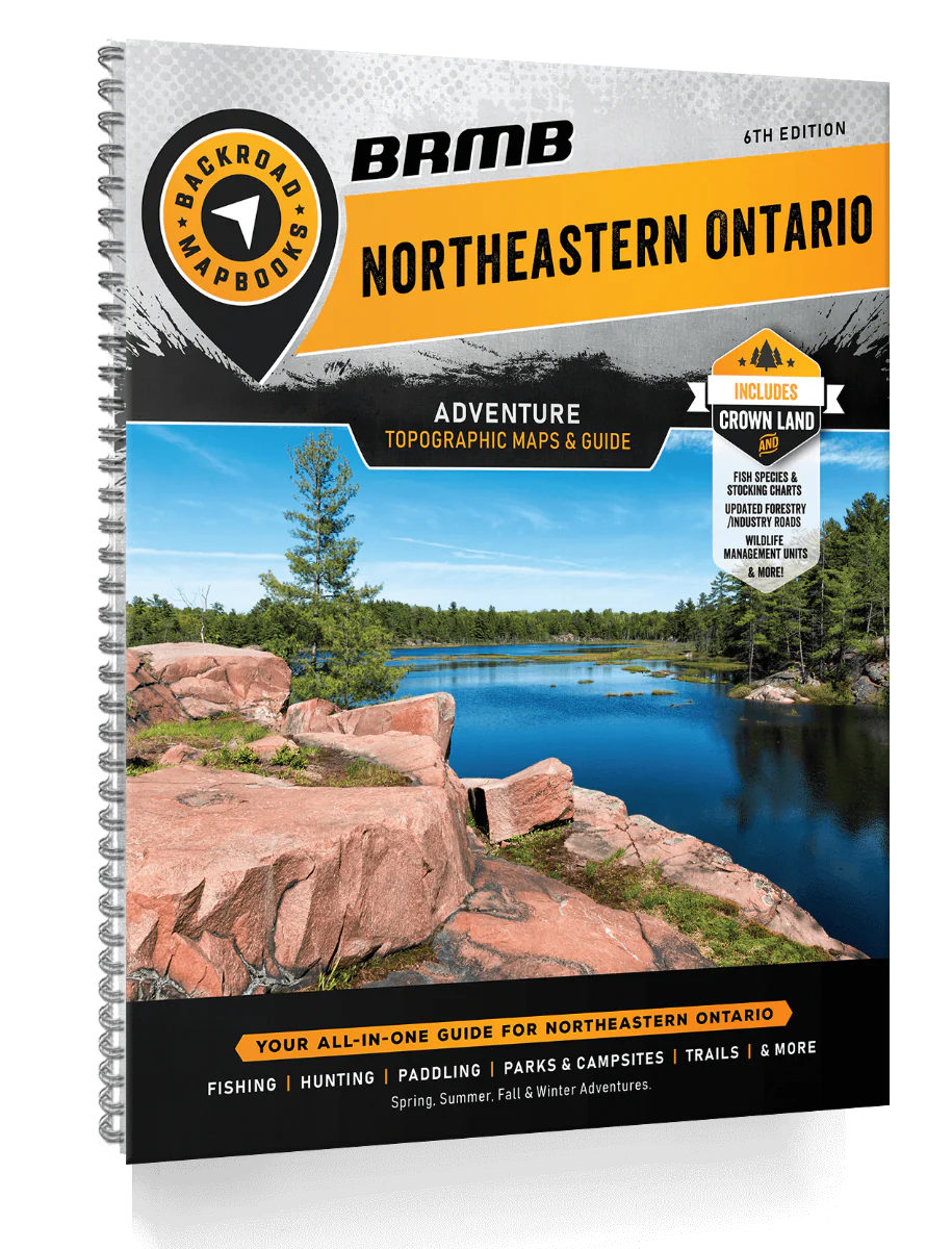 Backroad Mapbooks Northeastern Ontario 6th Edition - Detailed Road & Trail Maps for Outdoor Adventures, Hiking, Camping & Road Trips in Canada