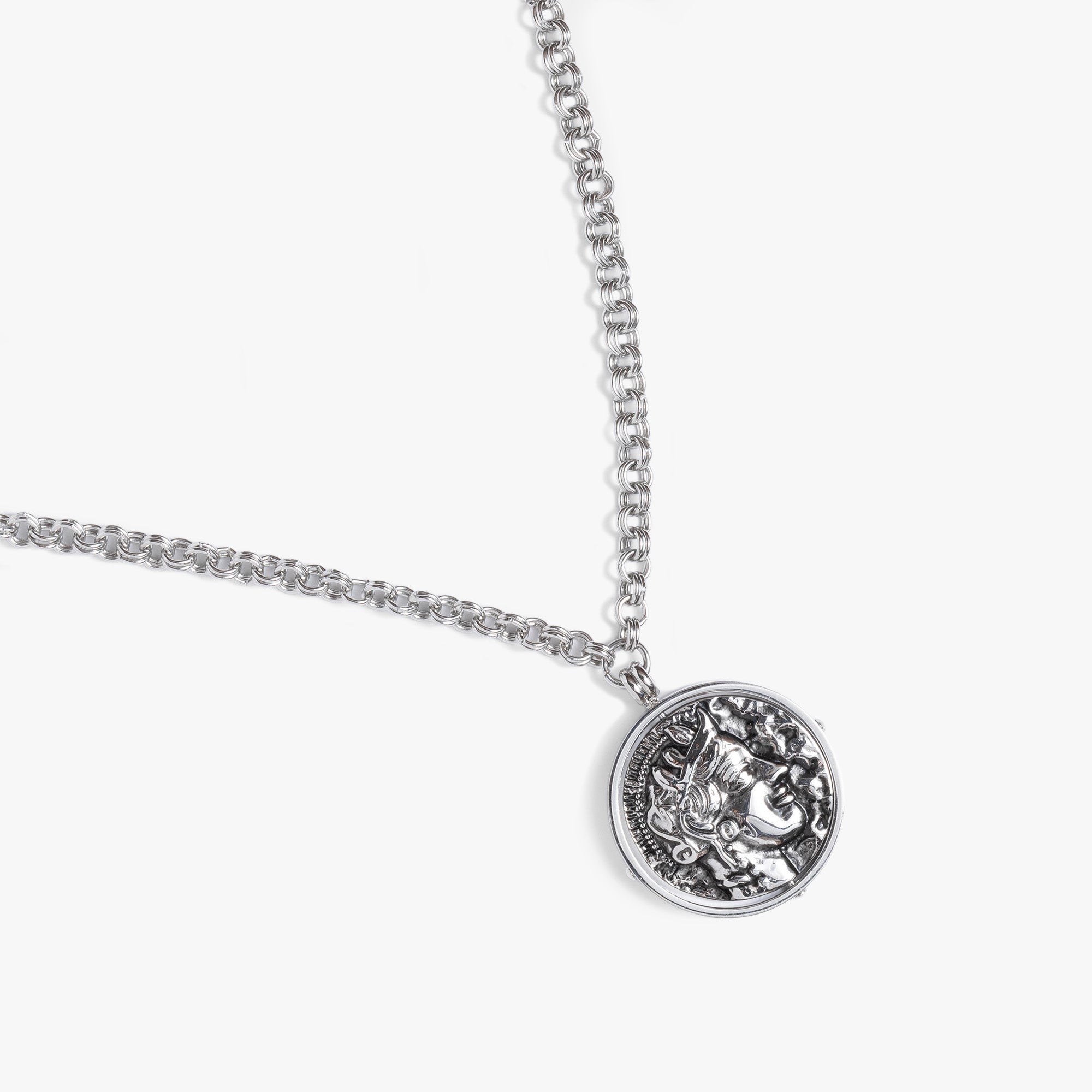 Coin Spinner Pendant Necklace - Unique Handcrafted Jewelry for Women & Men - Perfect for Meditation, Stress Relief & Fashion Accessories
