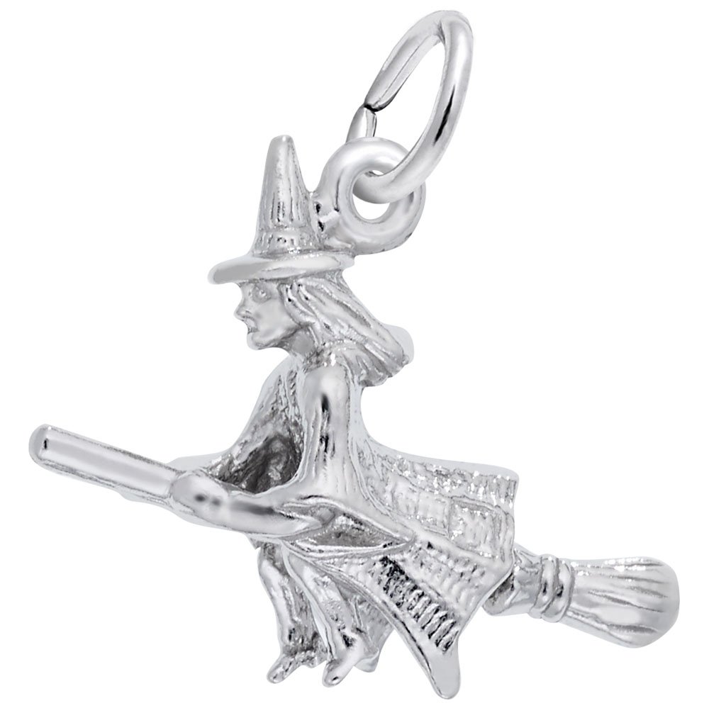 Witch Charm Pendant - Handmade Jewelry for Bracelets & Necklaces - Perfect for Wiccan Rituals, Halloween Costumes & Boho Fashion Accessories
